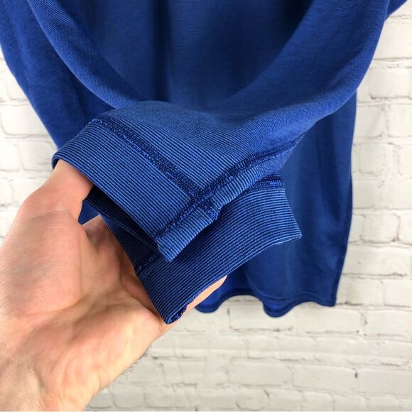 Patagonia Blue Tech Crew Shirt Men's Sz Large - Picture 4 of 7